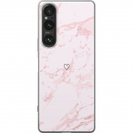 Mobilskal till Sony Xperia 1 V med Rosa Hjärta motiv