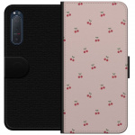 Plånboksfodral till Sony Xperia 5 II med Körsbär motiv