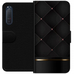 Plånboksfodral till Sony Xperia 5 II med Lyxig linje motiv Plånboksfodral till Sony Xperia 5 II med Lyxig linje motiv