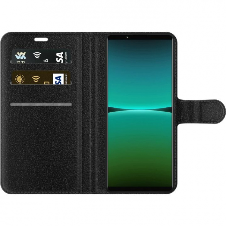 Plånboksfodral till Sony Xperia 5 IV med Lyxig linje motiv
