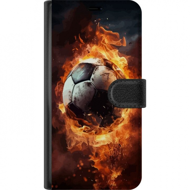 Plånboksfodral till Sony Xperia 5 V med Fotboll motiv