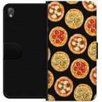 Plånboksfodral till Sony Xperia Z3 med Pizza motiv