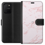 Plånboksfodral till Samsung Galaxy S10 Lite med Rosa Hjärta motiv Plånboksfodral till Samsung Galaxy S10 Lite med Rosa Hjärta motiv