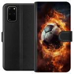 Plånboksfodral till Samsung Galaxy S20+ med Fotboll motiv Plånboksfodral till Samsung Galaxy S20+ med Fotboll motiv