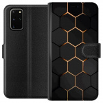 Plånboksfodral till Samsung Galaxy S20+ med Lyxigt Mönster motiv