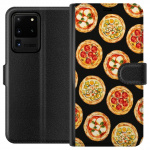 Plånboksfodral till Samsung Galaxy S20 Ultra med Pizza motiv
