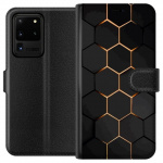 Plånboksfodral till Samsung Galaxy S20 Ultra med Lyxigt Mönster motiv