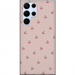 Mobilskal till Samsung Galaxy S22 Ultra 5G med Körsbär motiv