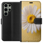 Plånboksfodral till Samsung Galaxy S23 Ultra med Porslinsblomma motiv