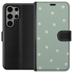 Plånboksfodral till Samsung Galaxy S23 Ultra med Prästkragar motiv