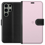 Plånboksfodral till Samsung Galaxy S23 Ultra med Hjärta motiv