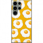 Mobilskal till Samsung Galaxy S23 Ultra med Stekt ägg motiv