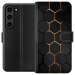 Plånboksfodral till Samsung Galaxy S24+ med Lyxigt Mönster motiv