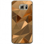 Mobilskal till Samsung Galaxy S6 med 3D Guld motiv