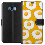Plånboksfodral till Samsung Galaxy S8 med Stekt ägg motiv