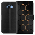 Plånboksfodral till Samsung Galaxy S8 med Lyxigt Mönster motiv