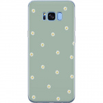 Mobilskal till Samsung Galaxy S8 med Prästkragar motiv Mobilskal till Samsung Galaxy S8 med Prästkragar motiv