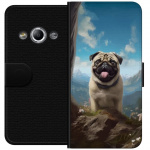 Plånboksfodral till Samsung Galaxy Xcover 3 med Glad Hund motiv