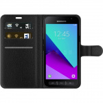 Plånboksfodral till Samsung Galaxy Xcover 4 med 3D Guld motiv