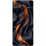 Mobilskal till vivo X80 Pro med Eldigt silke motiv