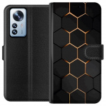 Plånboksfodral till Xiaomi 12 Pro med Lyxigt Mönster motiv Plånboksfodral till Xiaomi 12 Pro med Lyxigt Mönster motiv