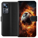 Plånboksfodral till Xiaomi 12T med Fotboll motiv