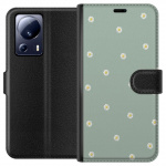 Plånboksfodral till Xiaomi 13 Lite med Prästkragar motiv