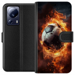 Plånboksfodral till Xiaomi 13 Lite med Fotboll motiv Plånboksfodral till Xiaomi 13 Lite med Fotboll motiv