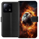 Plånboksfodral till Xiaomi 13 Pro med Fotboll motiv Plånboksfodral till Xiaomi 13 Pro med Fotboll motiv