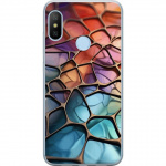 Mobilskal till Xiaomi Mi A2 Lite med Metalliskt mönster motiv Mobilskal till Xiaomi Mi A2 Lite med Metalliskt mönster motiv