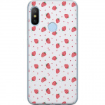 Mobilskal till Xiaomi Mi A2 Lite med Jordgubbar motiv Mobilskal till Xiaomi Mi A2 Lite med Jordgubbar motiv
