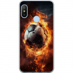 Mobilskal till Xiaomi Mi A2 Lite med Fotboll motiv Mobilskal till Xiaomi Mi A2 Lite med Fotboll motiv