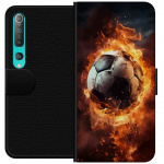 Plånboksfodral till Xiaomi Mi 10 5G med Fotboll motiv