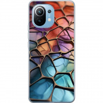 Mobilskal till Xiaomi Mi 11 med Metalliskt mönster motiv