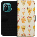 Plånboksfodral till Xiaomi Mi 11 Pro med Glassigt motiv