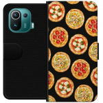 Plånboksfodral till Xiaomi Mi 11 Pro med Pizza motiv