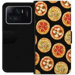 Plånboksfodral till Xiaomi Mi 11 Ultra med Pizza motiv Plånboksfodral till Xiaomi Mi 11 Ultra med Pizza motiv