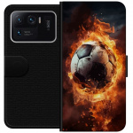 Plånboksfodral till Xiaomi Mi 11 Ultra med Fotboll motiv