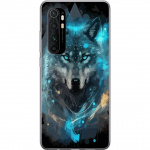 Mobilskal till Xiaomi Mi Note 10 Lite med Varg motiv