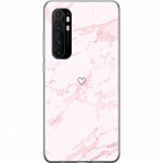 Mobilskal till Xiaomi Mi Note 10 Lite med Rosa Hjärta motiv