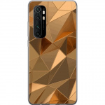 Mobilskal till Xiaomi Mi Note 10 Lite med 3D Guld motiv