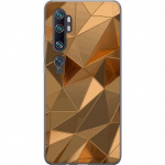 Mobilskal till Xiaomi Mi Note 10 Pro med 3D Guld motiv Mobilskal till Xiaomi Mi Note 10 Pro med 3D Guld motiv