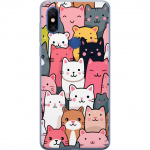 Mobilskal till Xiaomi Mi Mix 3 med Kattmönster motiv Mobilskal till Xiaomi Mi Mix 3 med Kattmönster motiv