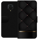 Plånboksfodral till Xiaomi Redmi Note 9 Pro med Lyxig linje motiv Plånboksfodral till Xiaomi Redmi Note 9 Pro med Lyxig linje motiv