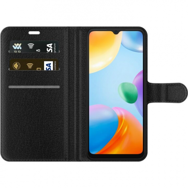 Plånboksfodral till Xiaomi Redmi 10C med Prästkragar motiv