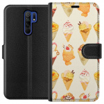 Plånboksfodral till Xiaomi Redmi 9 med Glassigt motiv