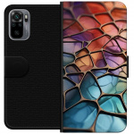 Plånboksfodral till Xiaomi Redmi Note 10S med Metalliskt mönster motiv Plånboksfodral till Xiaomi Redmi Note 10S med Metalliskt mönster motiv