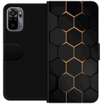 Plånboksfodral till Xiaomi Redmi Note 10S med Lyxigt Mönster motiv