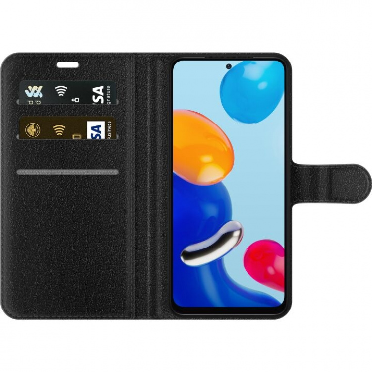 Plånboksfodral till Xiaomi Redmi Note 11 med Jordgubbar motiv