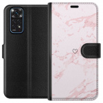 Plånboksfodral till Xiaomi Redmi Note 11 med Rosa Hjärta motiv Plånboksfodral till Xiaomi Redmi Note 11 med Rosa Hjärta motiv